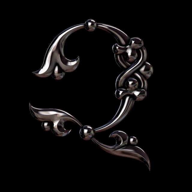3d armenian font Model Cetak 3D .c4d .max .obj .3ds .fbx .stl .blend 
