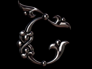 3d armenian font 3Dプリントモデル