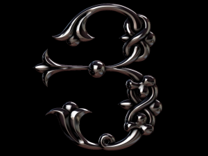 3d armenian font 3D Print Model