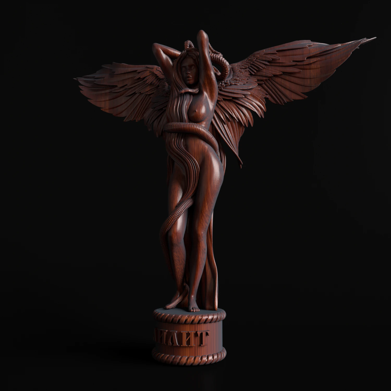 lilith 3D Print Model .c4d .max .obj .3ds .fbx .stl .blend 