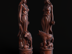 the slavic goddess is alive Modèles 3D en vedette
