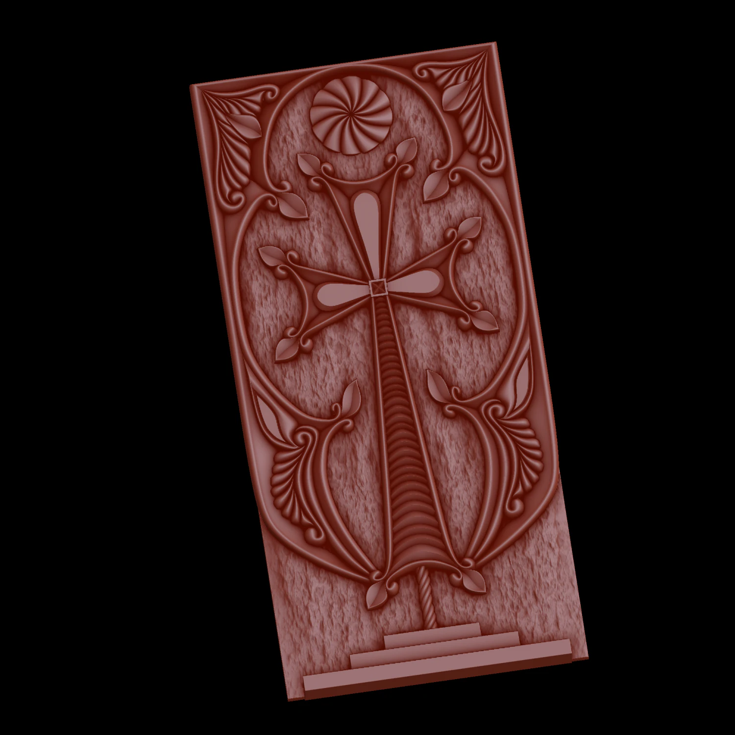 gingerbread shape 3D Print Model .c4d .max .obj .3ds .fbx .stl .blend 