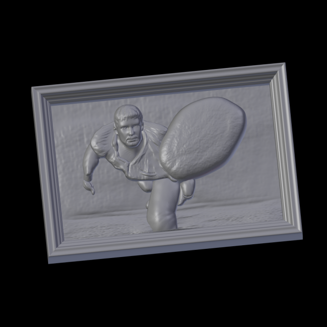 relief 3D 프린트 모델 .c4d .max .obj .3ds .fbx .stl .blend 