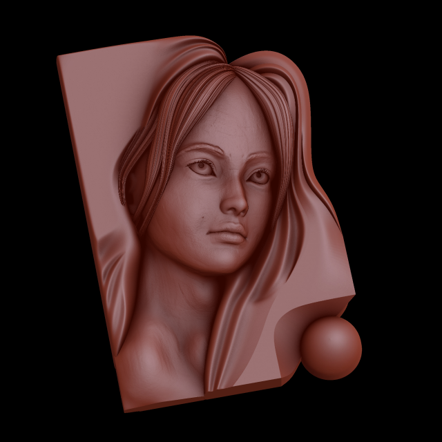 relief 3D Baskı Modeli .c4d .max .obj .3ds .fbx .stl .blend 
