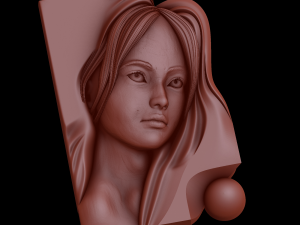relief 3D-Druckmodell