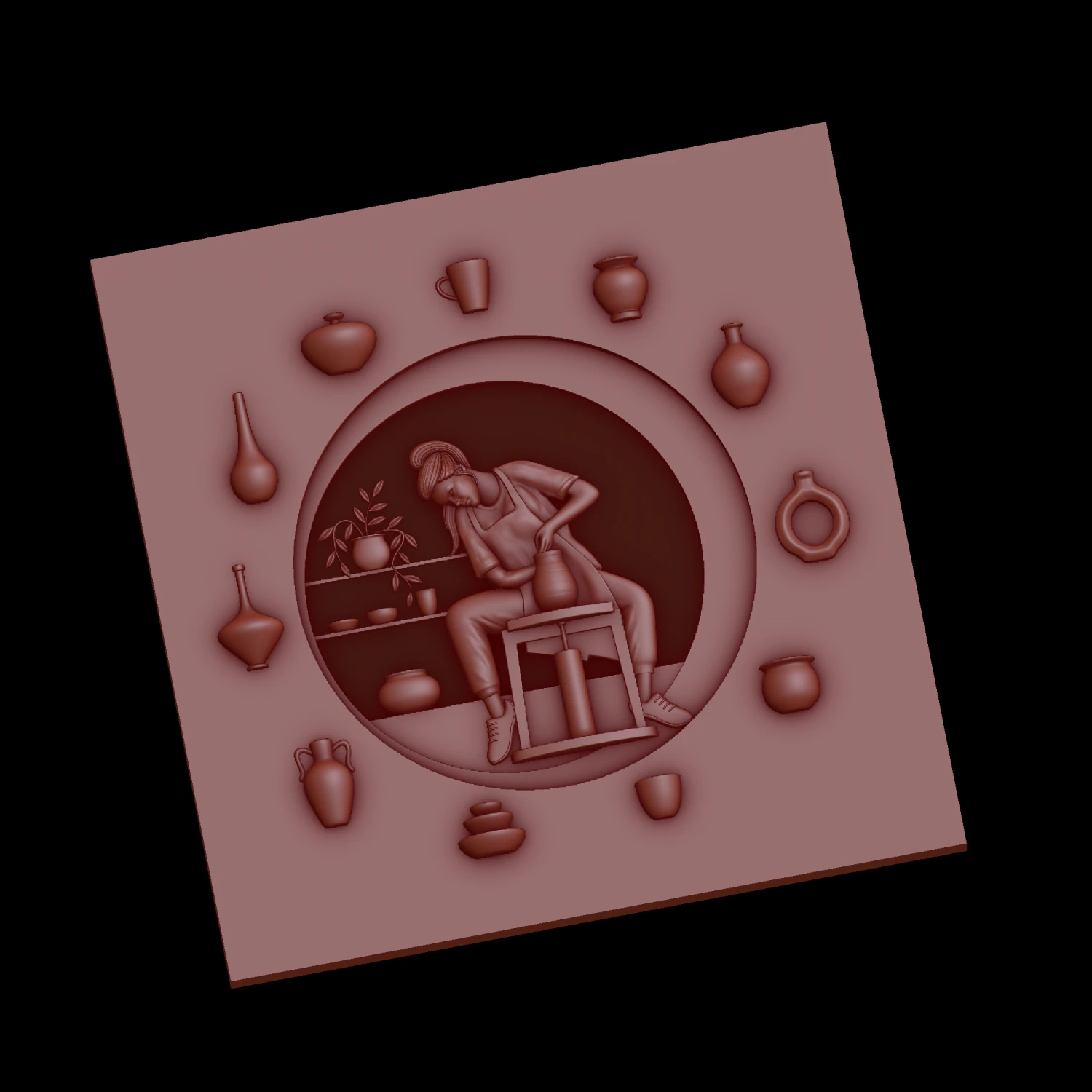 relief 3D Print Model .c4d .max .obj .3ds .fbx .stl .blend 
