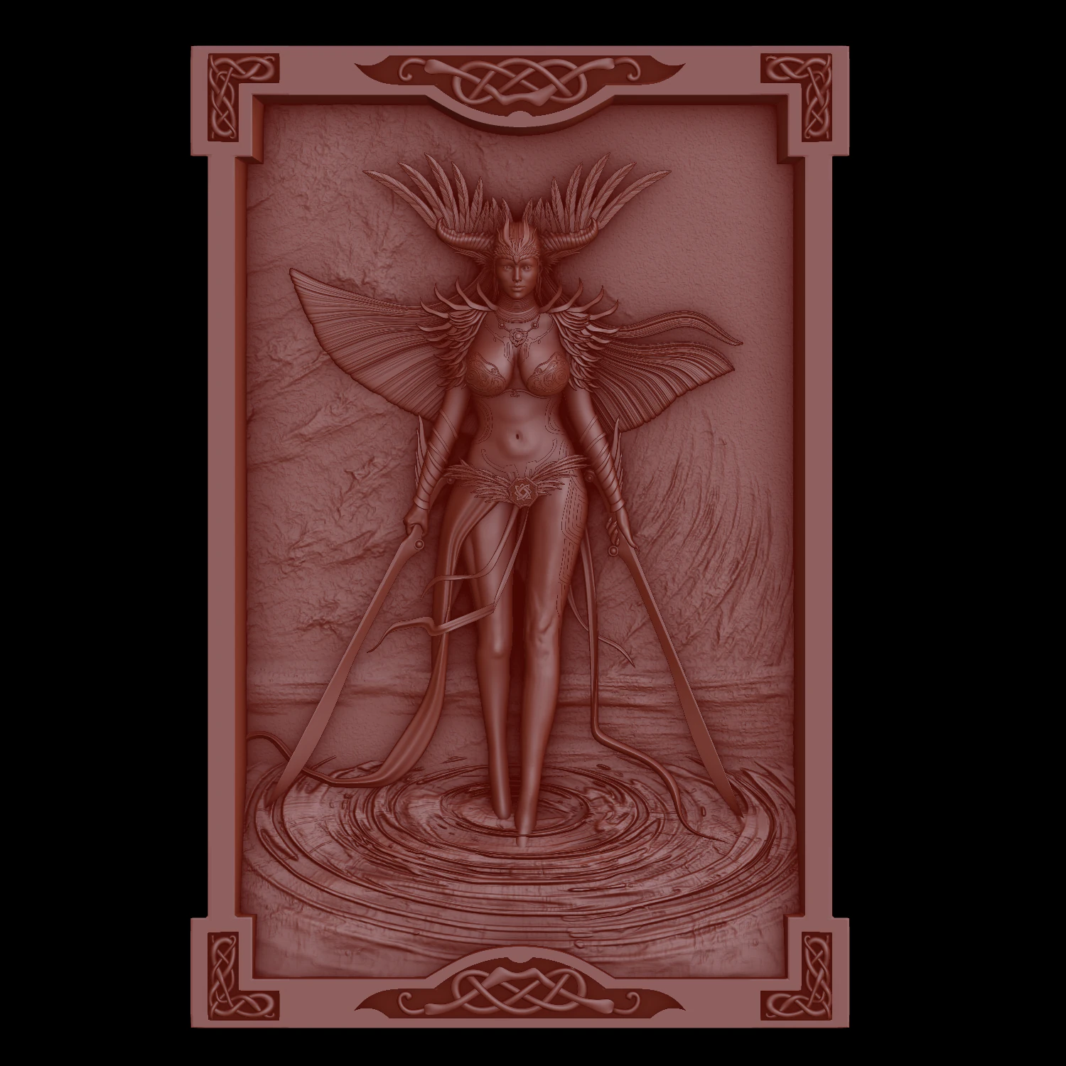 Relief 3D Print Model .c4d .max .obj .3ds .fbx .stl .blend 