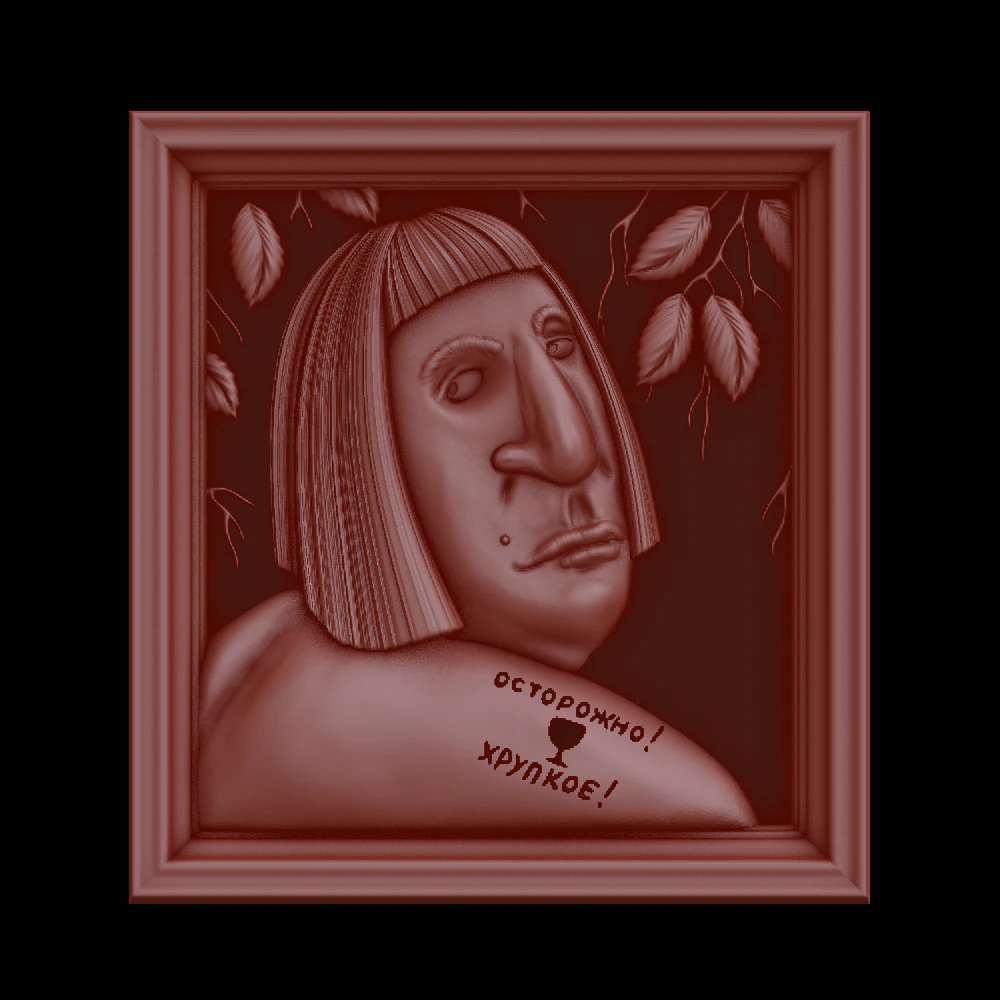 Relief 3D Print Model .c4d .max .obj .3ds .fbx .stl .blend 