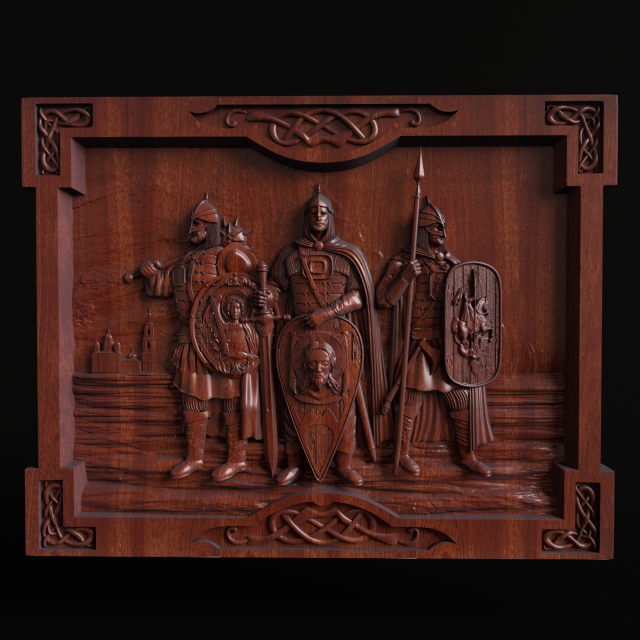 Relief 3D Print Model .c4d .max .obj .3ds .fbx .stl .blend 