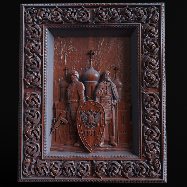 Relief Modelo de impresión 3D .c4d .max .obj .3ds .fbx .stl .blend