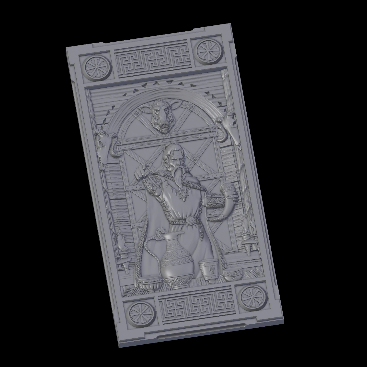Relief 3D Print Model .c4d .max .obj .3ds .fbx .stl .blend 