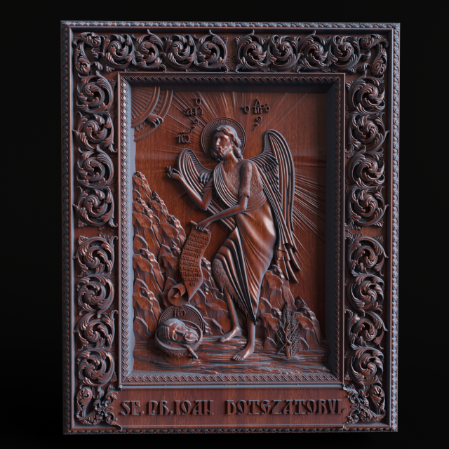 Relief 3D 打印模型 .c4d .max .obj .3ds .fbx .stl .blend 