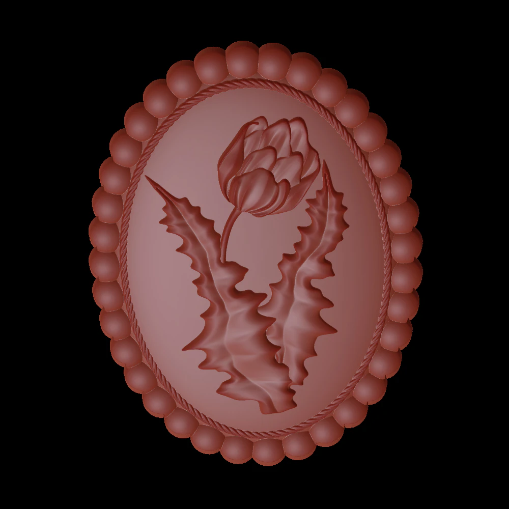 Gingerbread shape 3D Print Model .c4d .max .obj .3ds .fbx .stl .blend