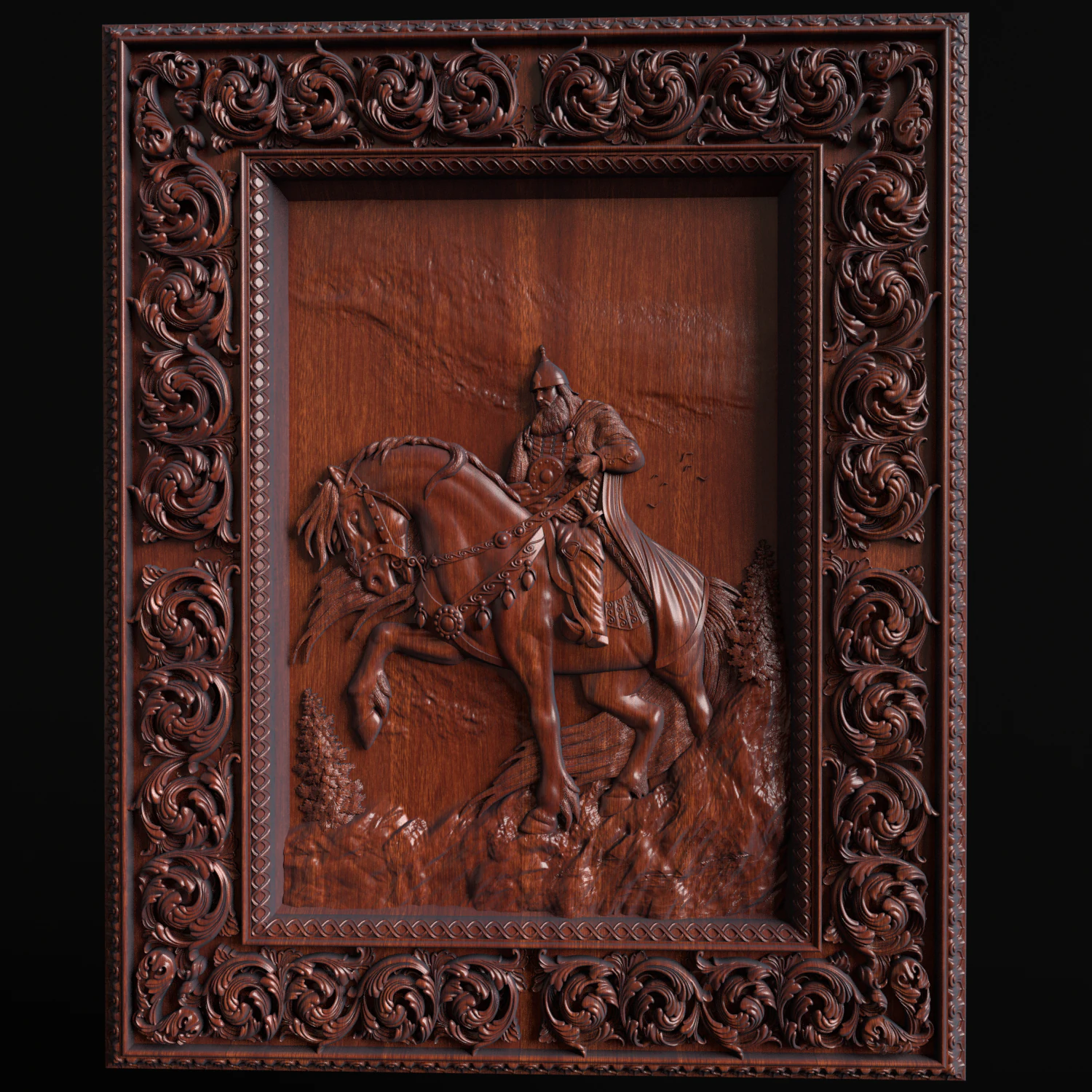 Relief 3D Print Model .c4d .max .obj .3ds .fbx .stl .blend 