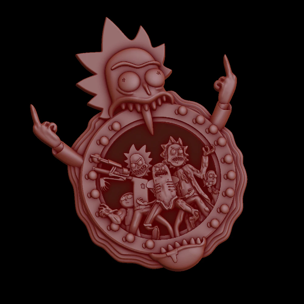 Relief 3D Print Model .c4d .max .obj .3ds .fbx .stl .blend