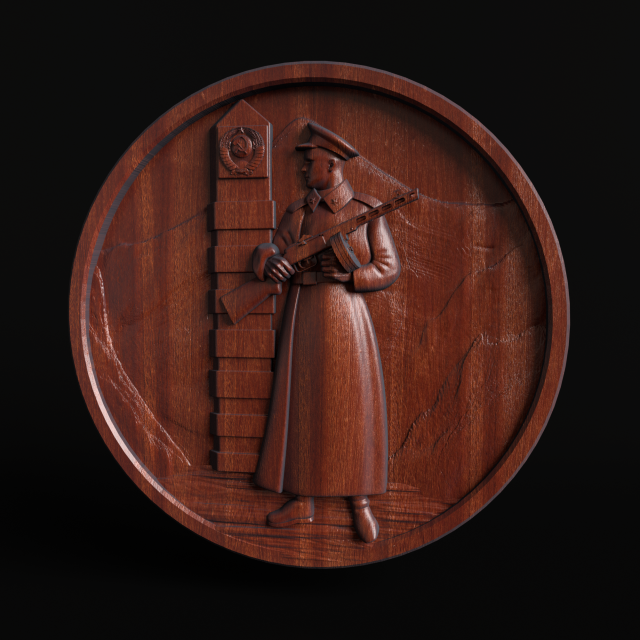 Relief 3D प्रिंट मॉडल .c4d .max .obj .3ds .fbx .stl .blend