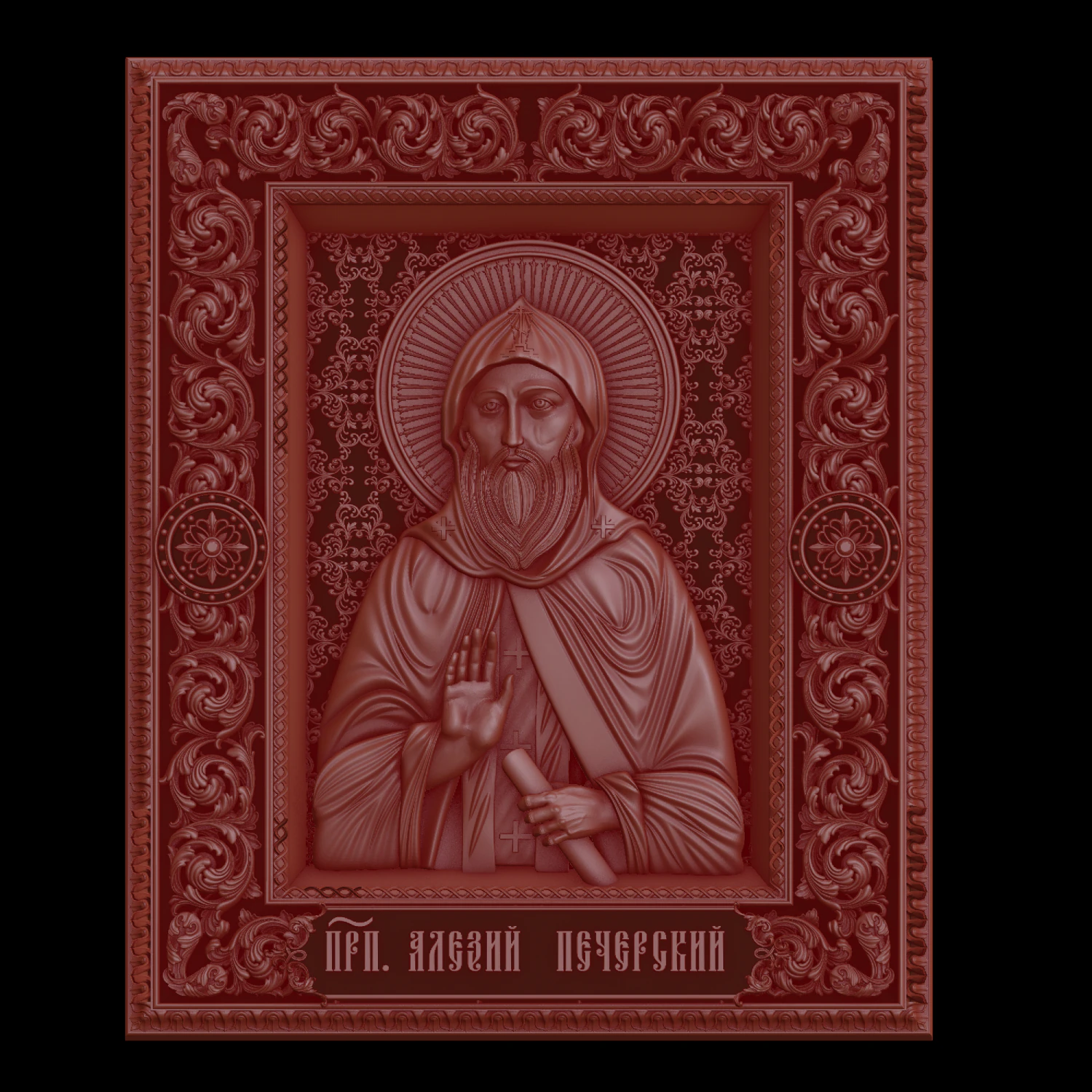 Relief 3D Print Model .c4d .max .obj .3ds .fbx .stl .blend 