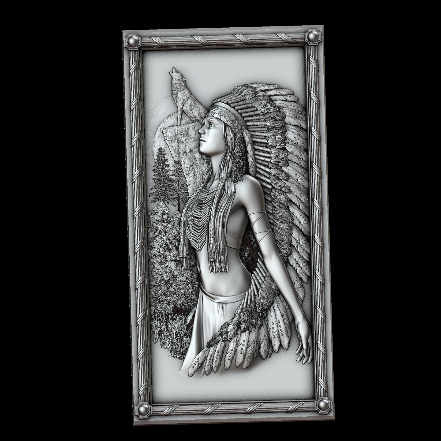 Relief 3D Print Model .c4d .max .obj .3ds .fbx .stl .blend