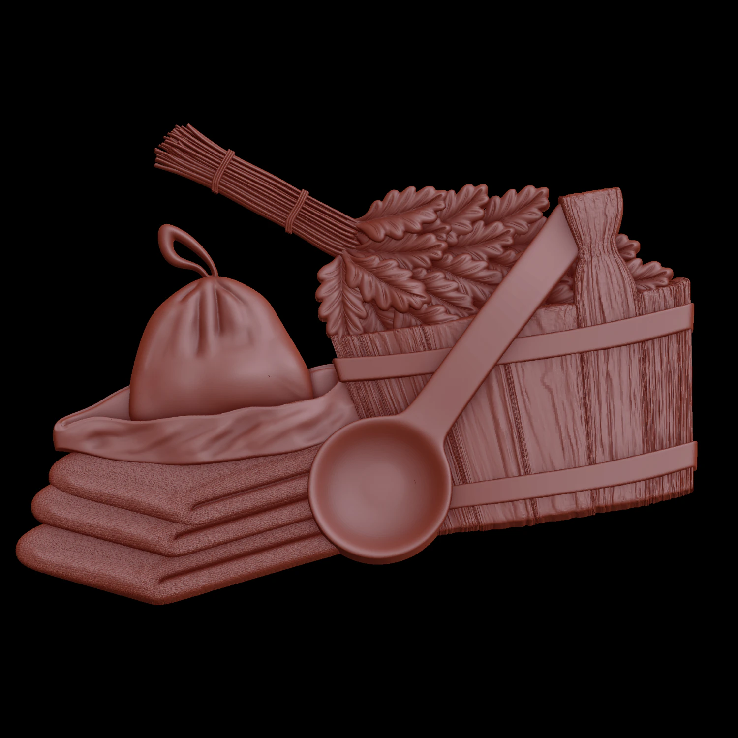 Relief 3D Print Model .c4d .max .obj .3ds .fbx .stl .blend