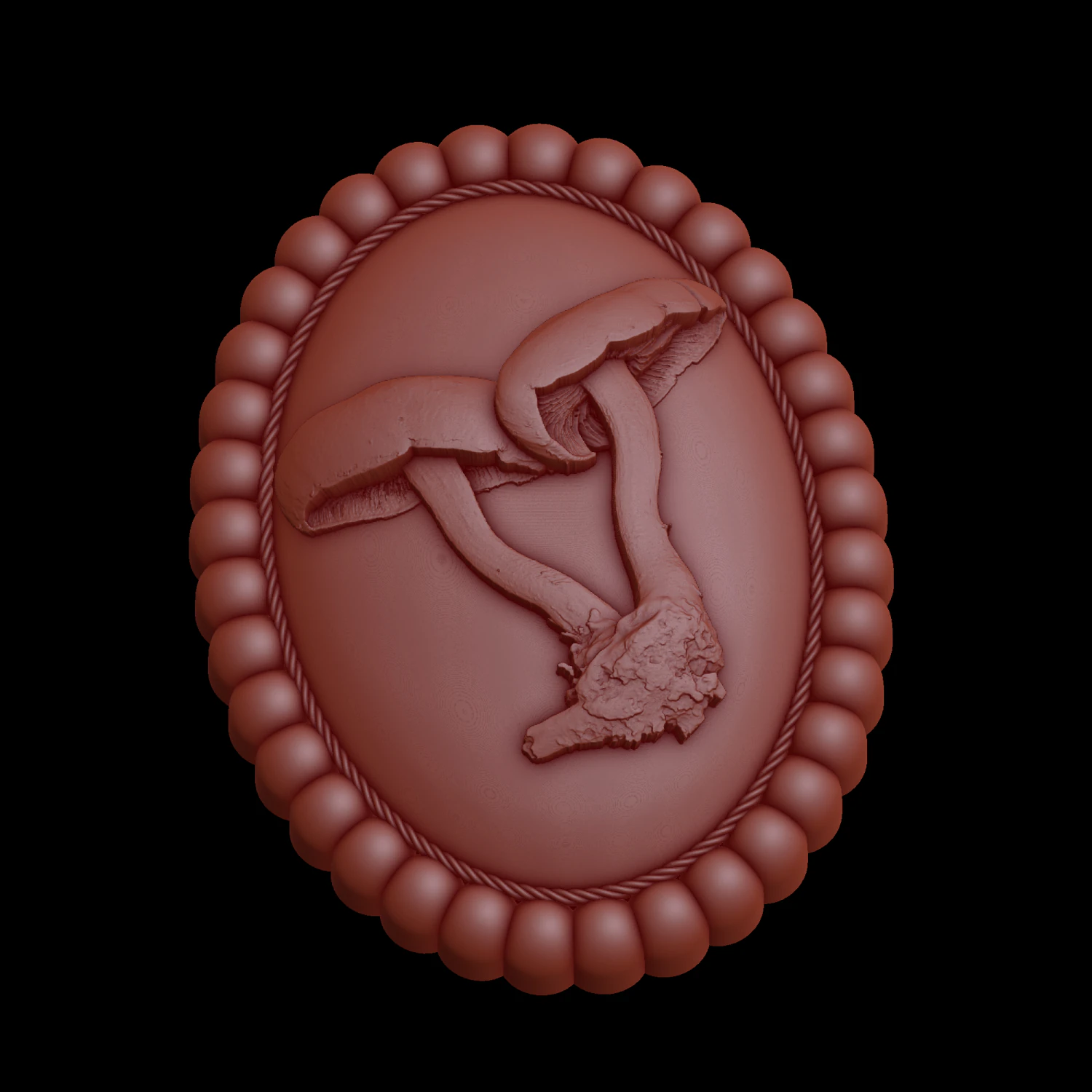 Gingerbread shape 3D Print Model .c4d .max .obj .3ds .fbx .stl .blend 