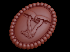 Gingerbread shape Model Cetak 3D