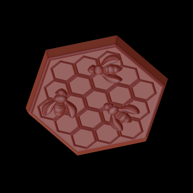 Gingerbread shape 3D Print Model .c4d .max .obj .3ds .fbx .stl .blend 