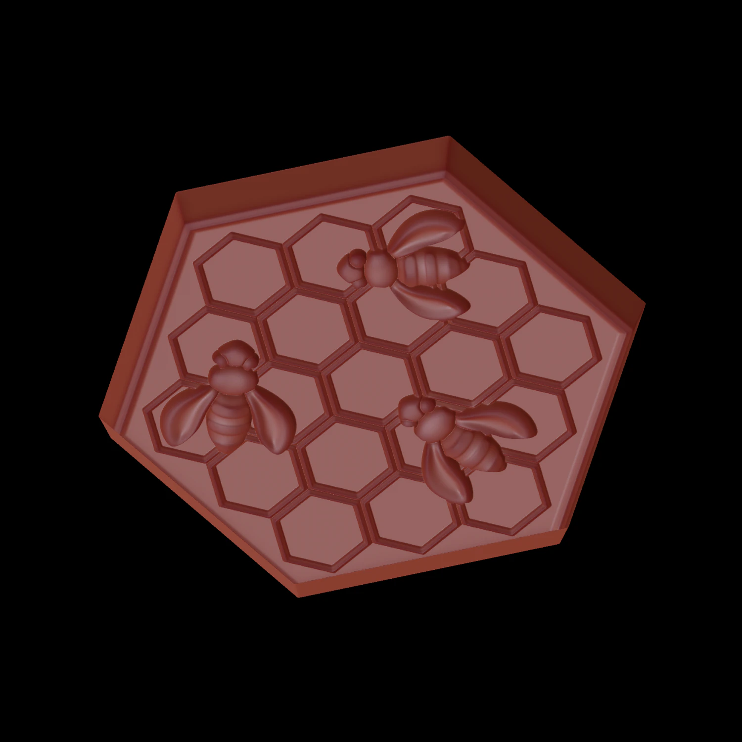 Gingerbread shape 3D Print Model .c4d .max .obj .3ds .fbx .stl .blend