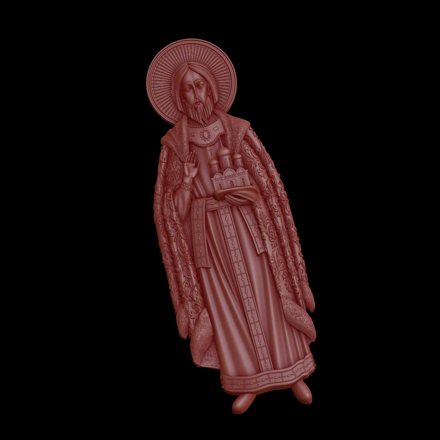 Relief 3D Print Model .c4d .max .obj .3ds .fbx .stl .blend 