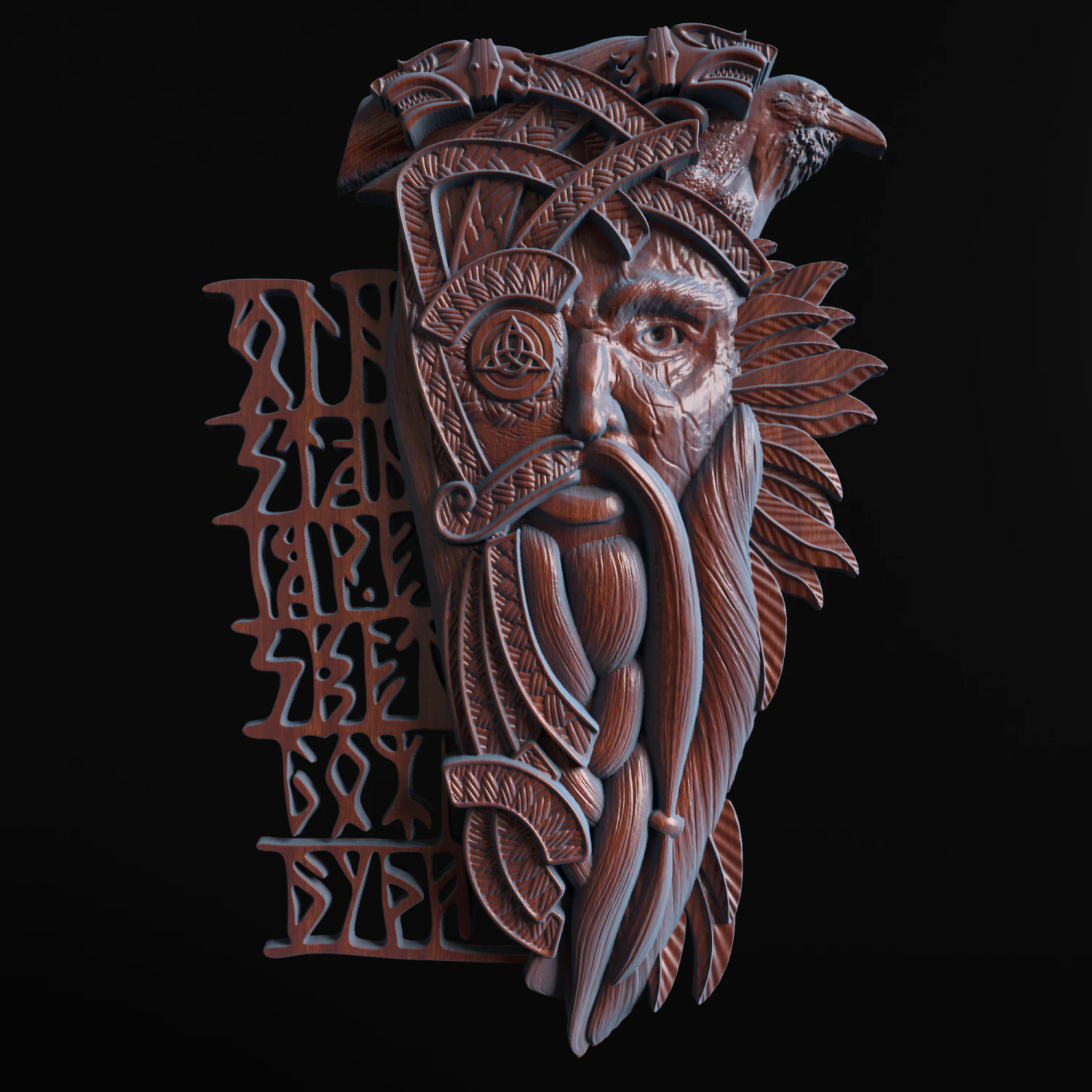 Relief 3D Print Model .c4d .max .obj .3ds .fbx .stl .blend 