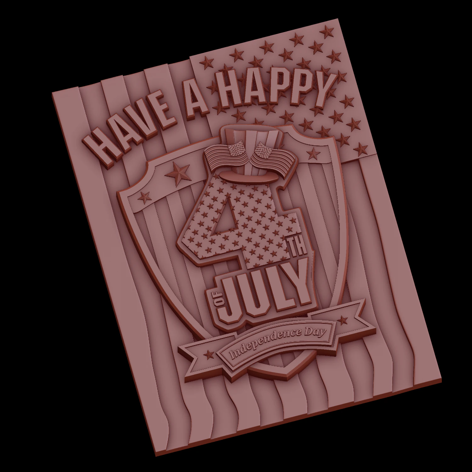 Relief 3D Print Model .c4d .max .obj .3ds .fbx .stl .blend