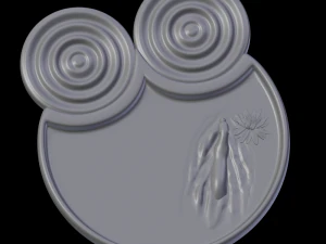 Erleichterung 3D Druckmodell