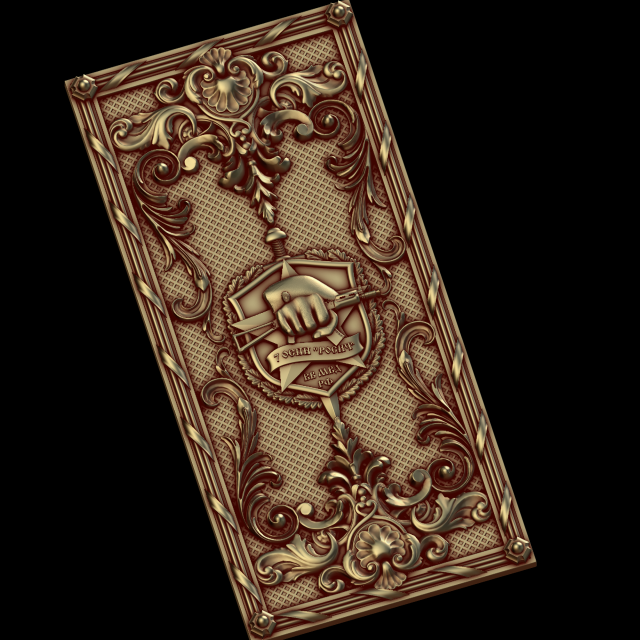 Relief Model do druku 3D .c4d .max .obj .3ds .fbx .stl .blend 