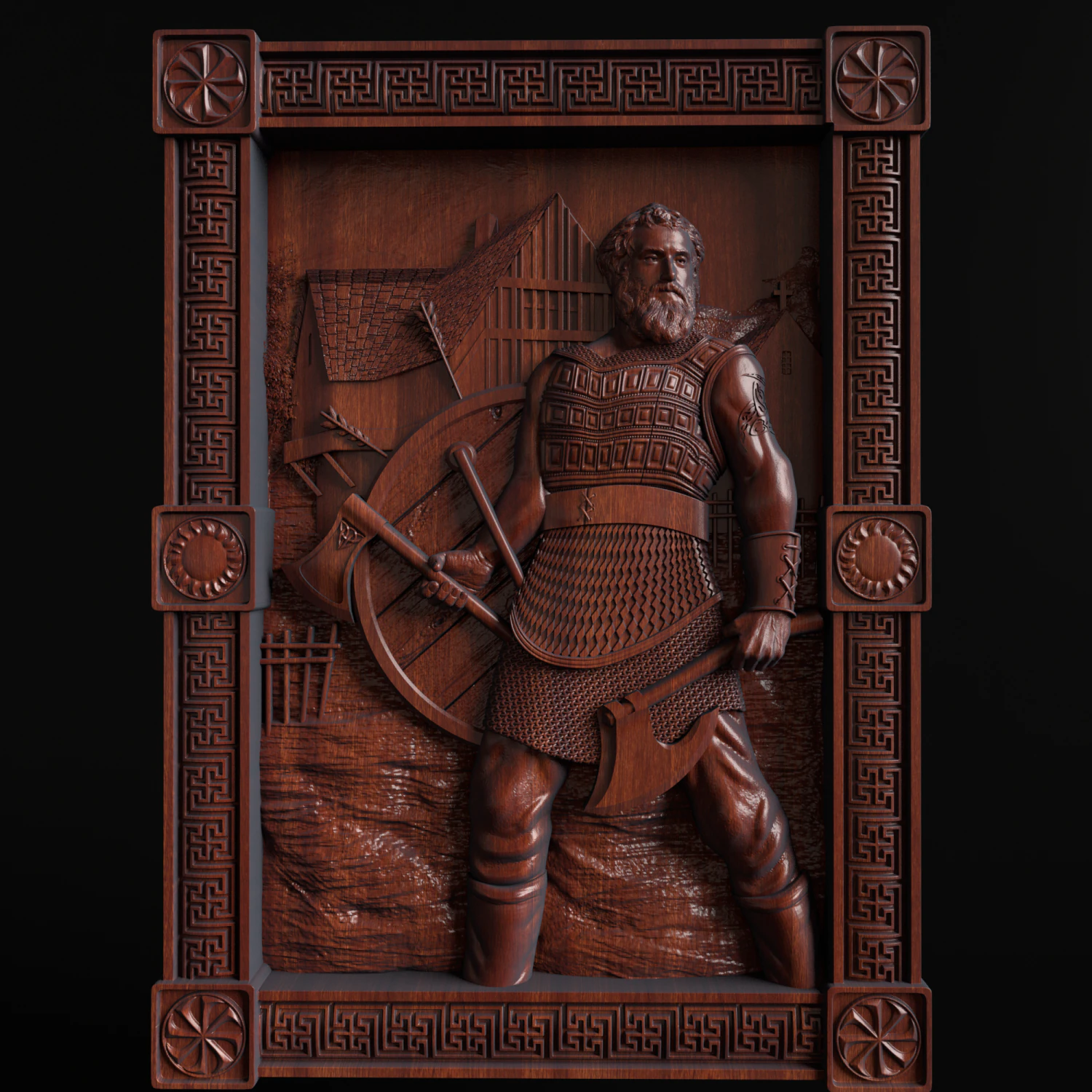 Relief 3D Print Model .c4d .max .obj .3ds .fbx .stl .blend 