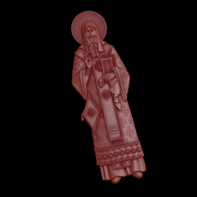 Relief 3D Baskı Modeli .c4d .max .obj .3ds .fbx .stl .blend