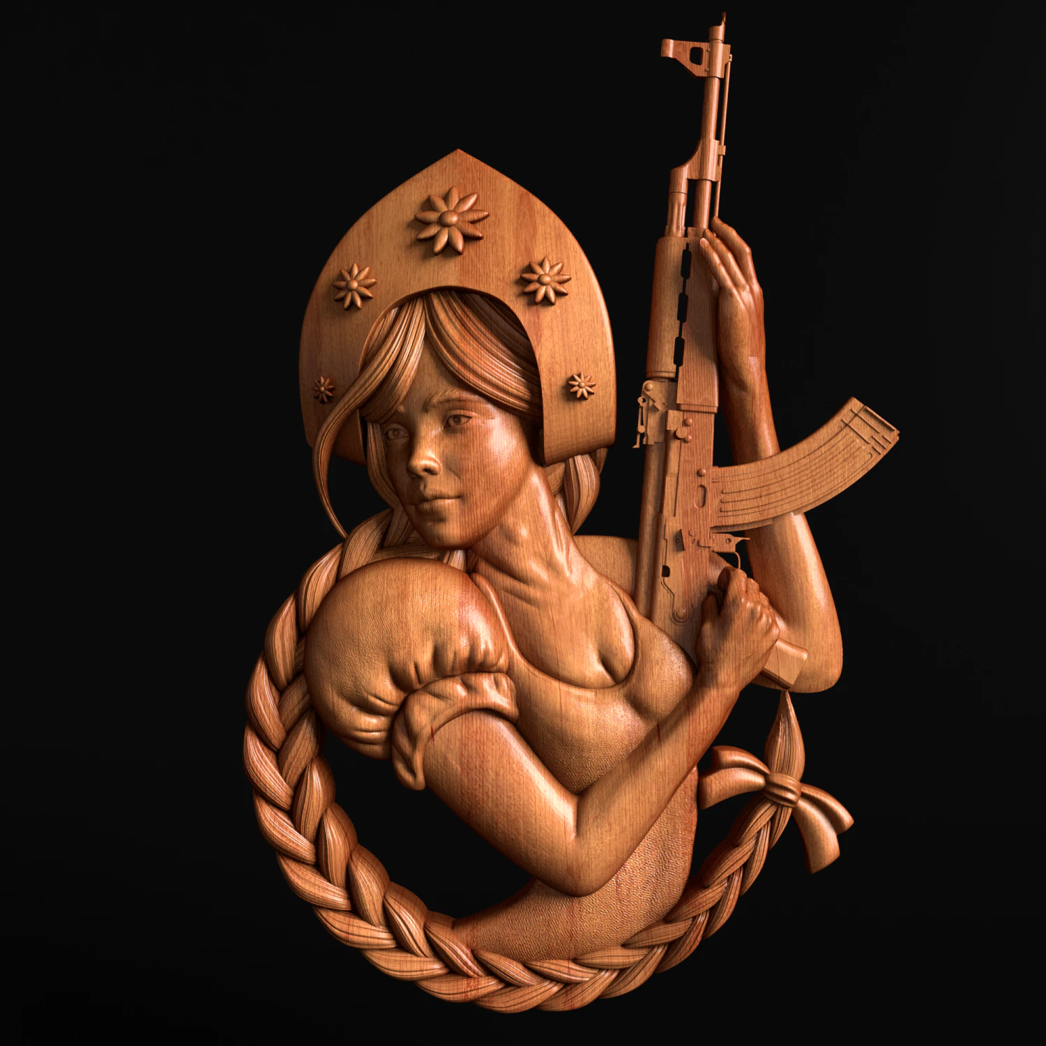 Relief 3D Print Model .c4d .max .obj .3ds .fbx .stl .blend 
