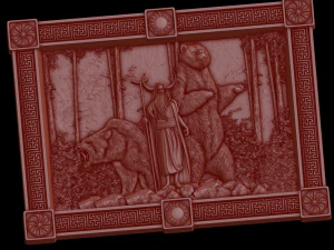 안도 3D 프린트 모델