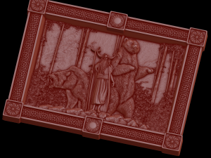 Relief 3D-printmodel