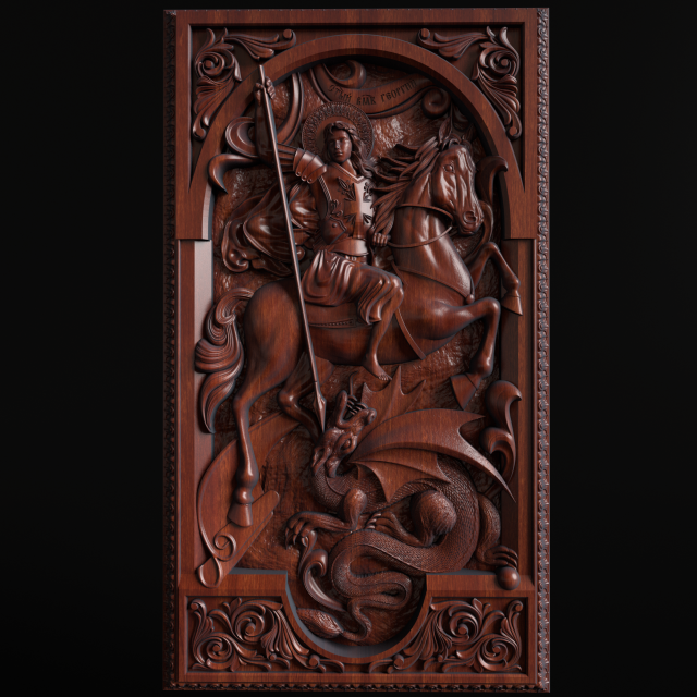 Relief 3D-printmodel .c4d .max .obj .3ds .fbx .stl .blend 