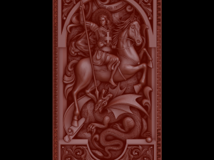 Relief 3D-printmodel