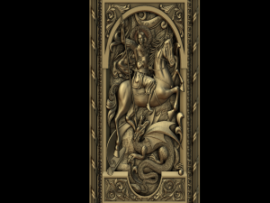 Relief 3D-printmodel