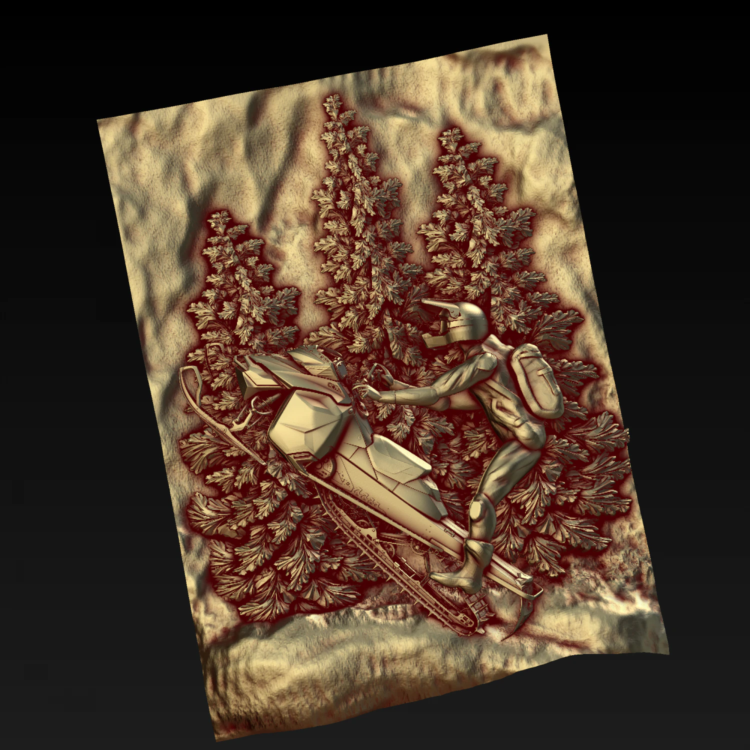 Relief 3D Print Model .c4d .max .obj .3ds .fbx .stl .blend 