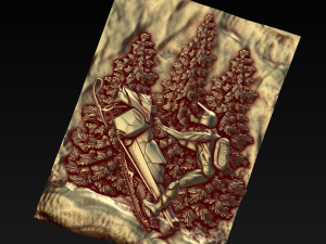 Relief 3D Принт Модель
