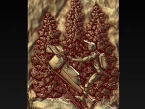 Relief 3D Принт Модель