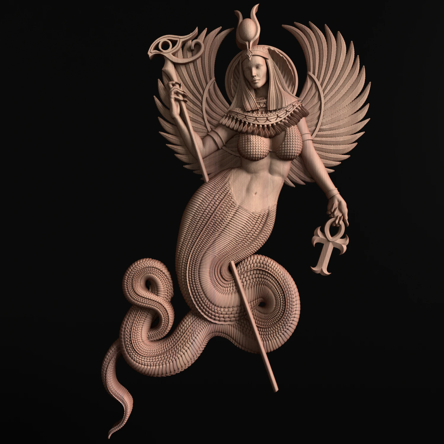 Relief 3in1 3D Print Model .c4d .max .obj .3ds .fbx .stl .blend 