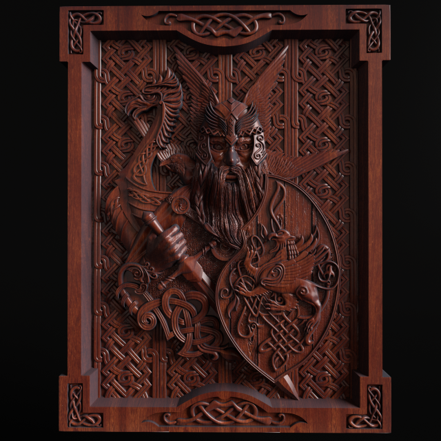 Relief 3D Baskı Modeli .c4d .max .obj .3ds .fbx .stl .blend 