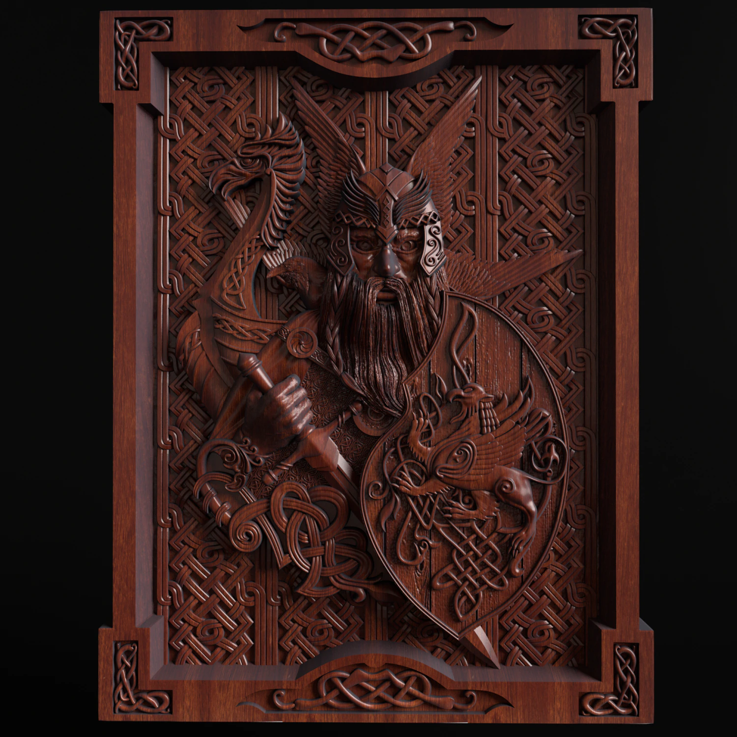 Relief 3D Print Model .c4d .max .obj .3ds .fbx .stl .blend 