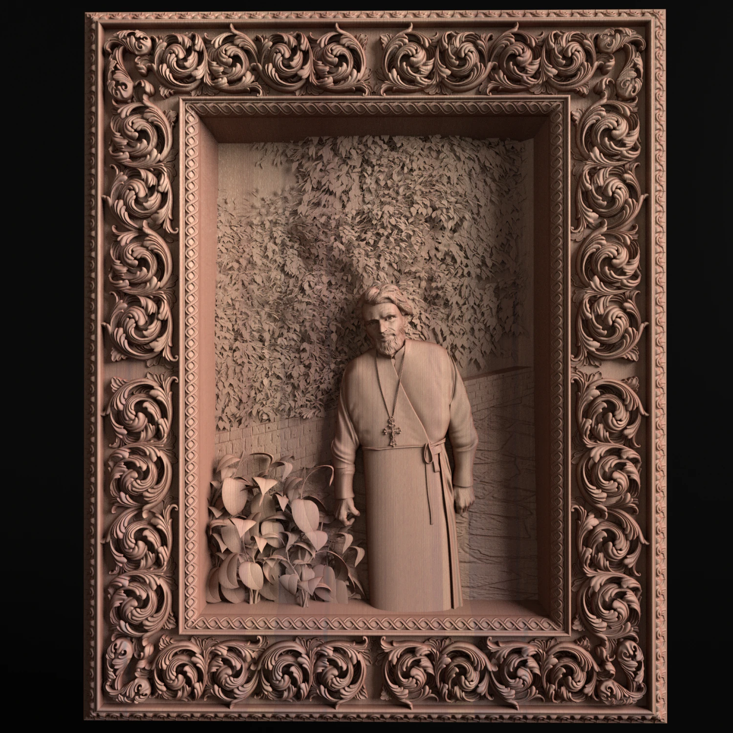 Relief 3D Print Model .c4d .max .obj .3ds .fbx .stl .blend 