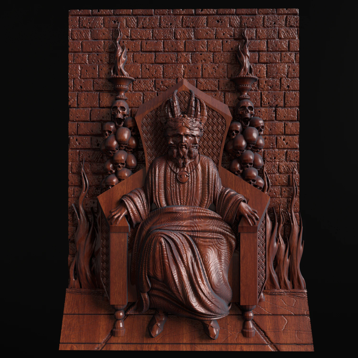 Relief 3D Print Model .c4d .max .obj .3ds .fbx .stl .blend