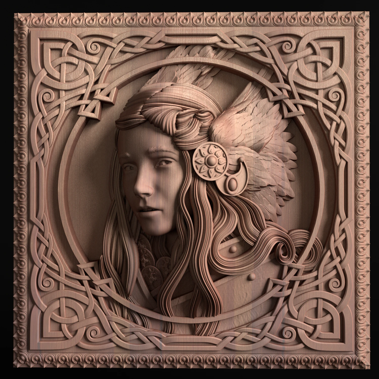 Relief 3D Print Model .c4d .max .obj .3ds .fbx .stl .blend 