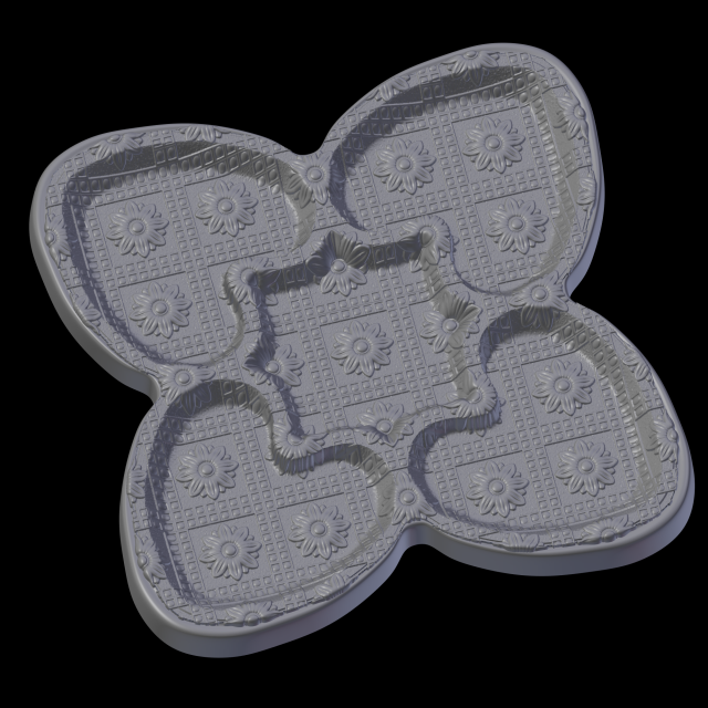 Relief 3D प्रिंट मॉडल .c4d .max .obj .3ds .fbx .stl .blend